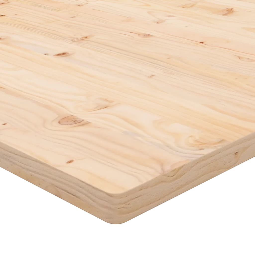 skrivebordsplade 80x40x2,5 cm massivt fyrretræ
