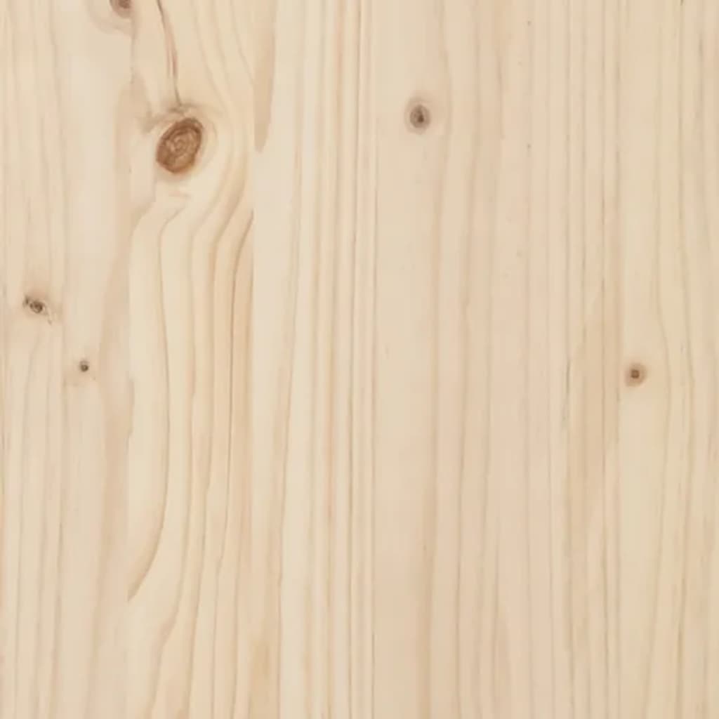 skrivebordsplade 80x40x2,5 cm massivt fyrretræ