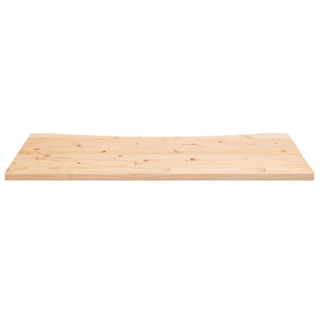 skrivebordsplade 100x60x2,5 cm massivt fyrretræ