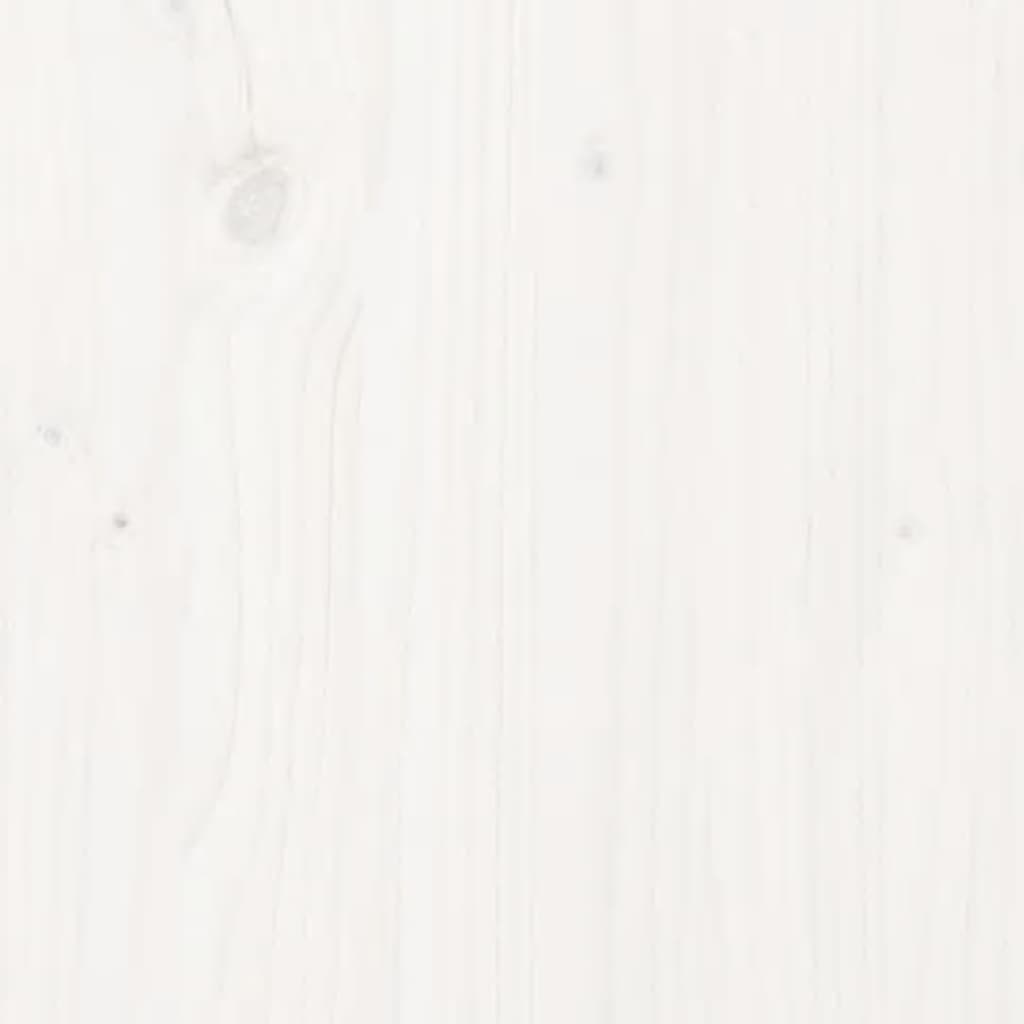 skrivebordsplade 100x60x2,5 cm massivt fyrretræ hvid