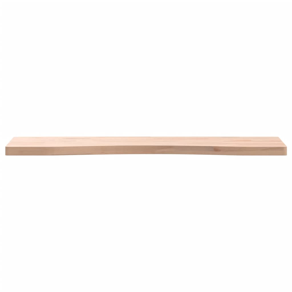 skrivebordsplade 80x(36-40)x2,5 cm massivt bøgetræ