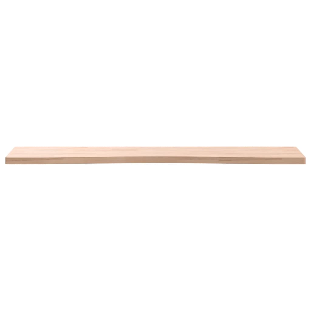 skrivebordsplade 110x(50-55)x2,5 cm massivt bøgetræ