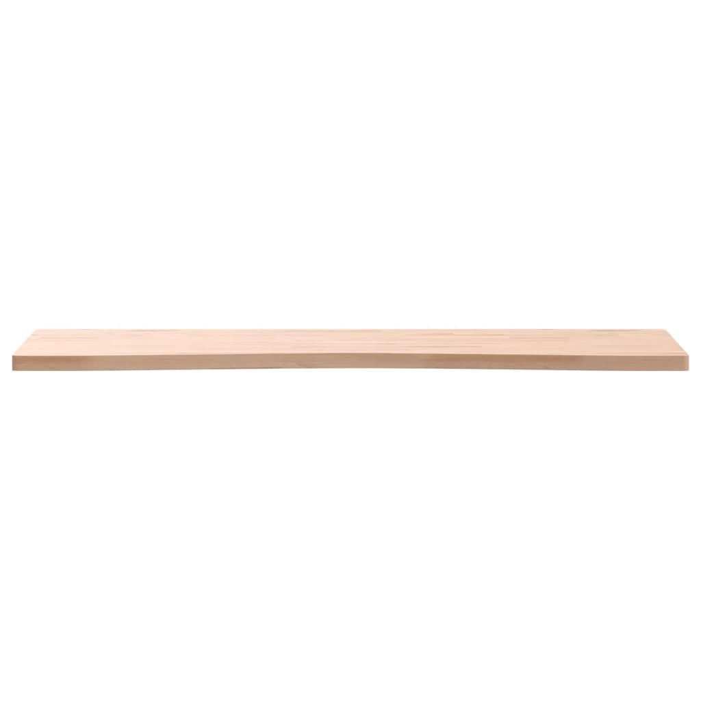 skrivebordsplade 110x(55-60)x2,5 cm massivt bøgetræ