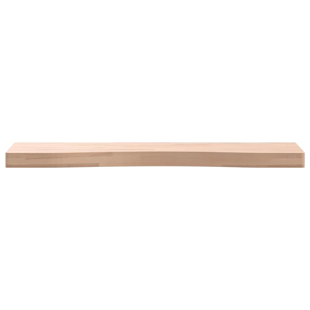 skrivebordsplade 80x(36-40)x4 cm massivt bøgetræ
