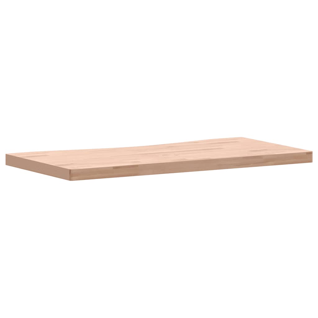 skrivebordsplade 100x(45-50)x4 cm massivt bøgetræ