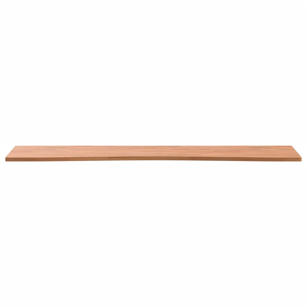 skrivebordsplade 110x(55-60)x1,5 cm massivt bøgetræ