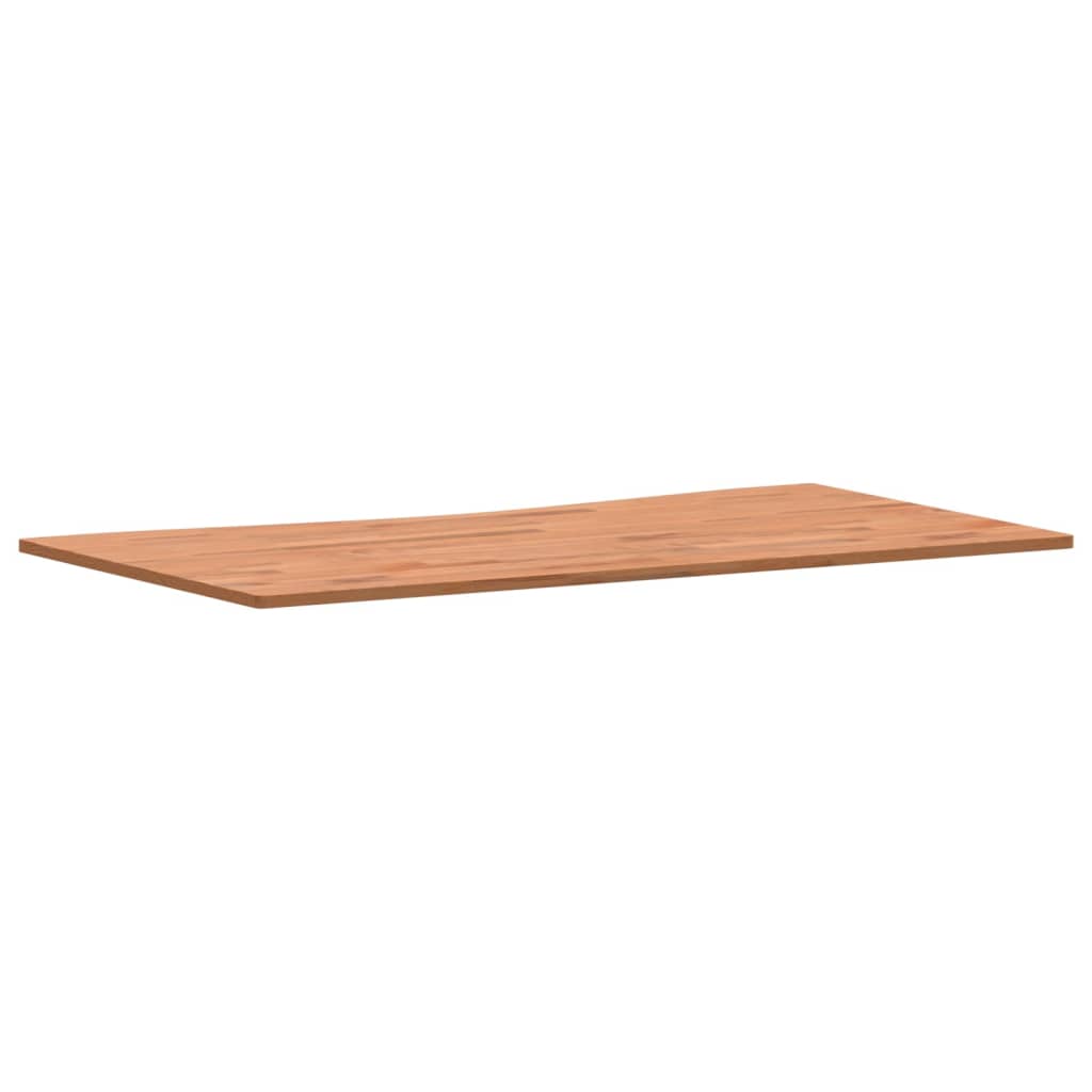 skrivebordsplade 110x(55-60)x1,5 cm massivt bøgetræ