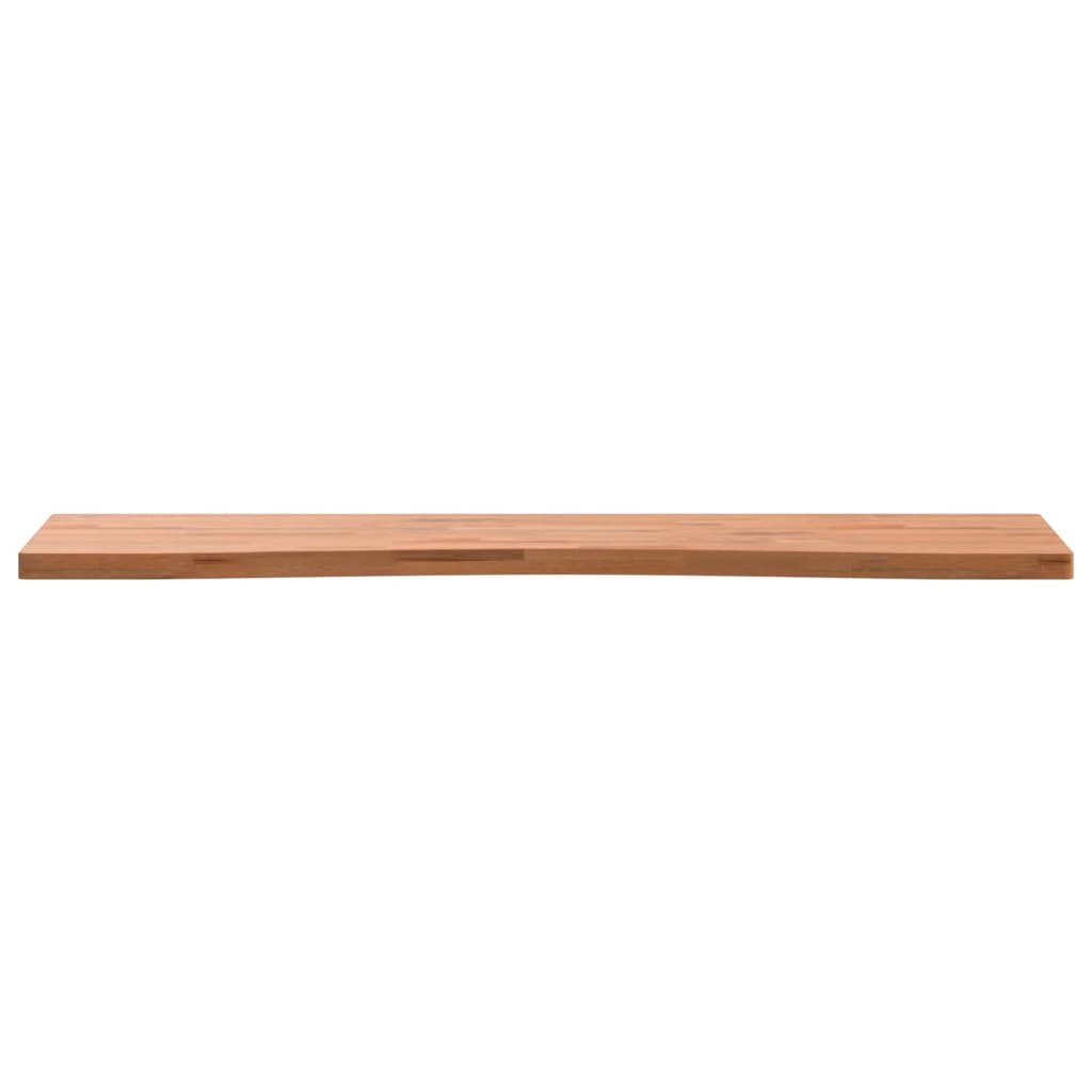 skrivebordsplade 100x(45-50)x2,5 cm massivt bøgetræ
