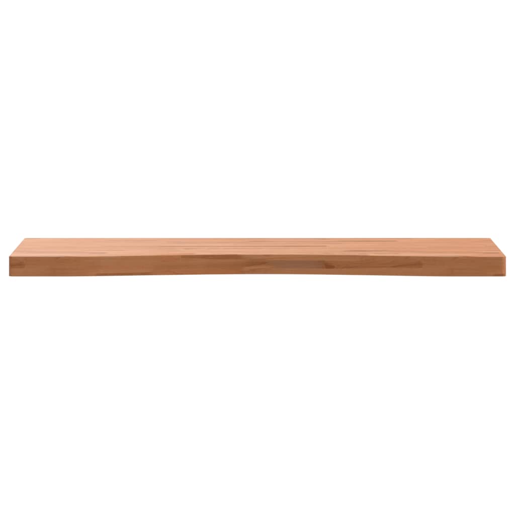 skrivebordsplade 100x(45-50)x4 cm massivt bøgetræ