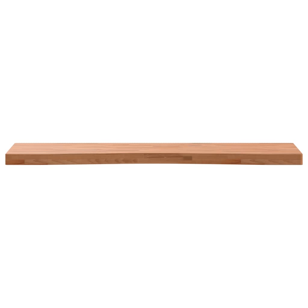 skrivebordsplade 110x(50-55)x4 cm massivt bøgetræ