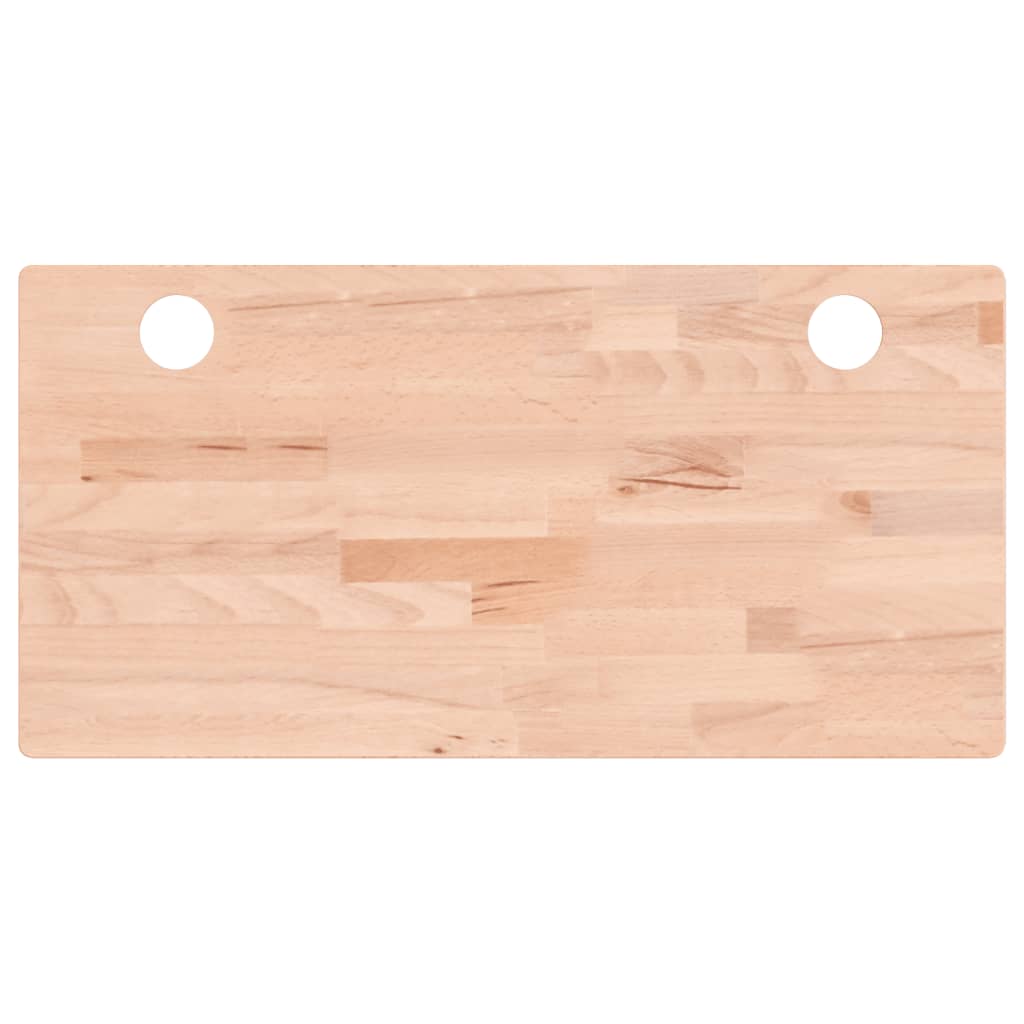 skrivebordsplade 80x40x4 cm massivt bøgetræ