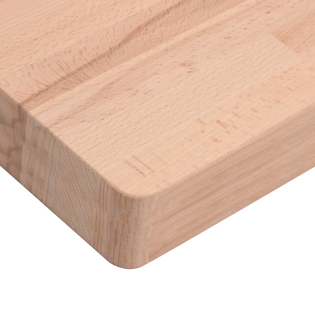 skrivebordsplade 80x40x4 cm massivt bøgetræ