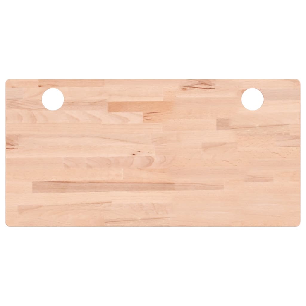 skrivebordsplade 100x50x4 cm massivt bøgetræ