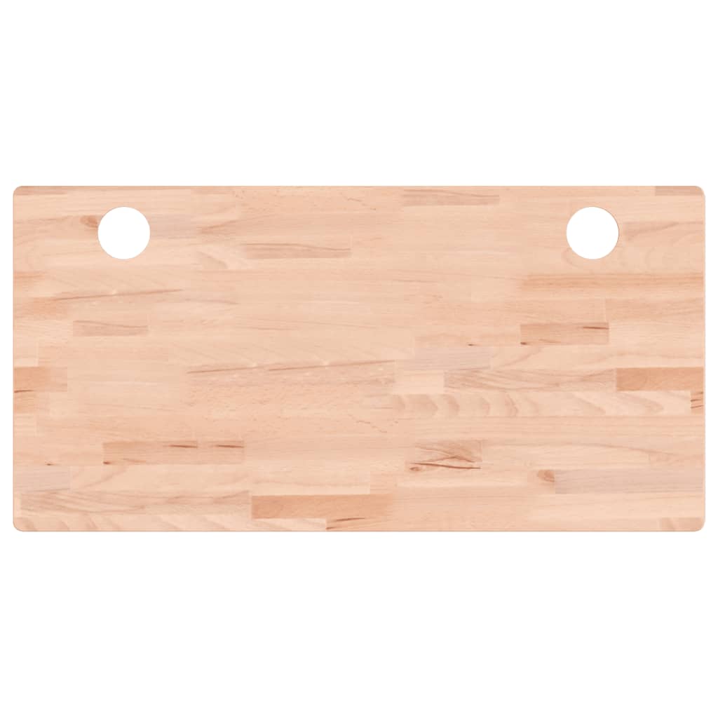 skrivebordsplade 110x55x4 cm massivt bøgetræ