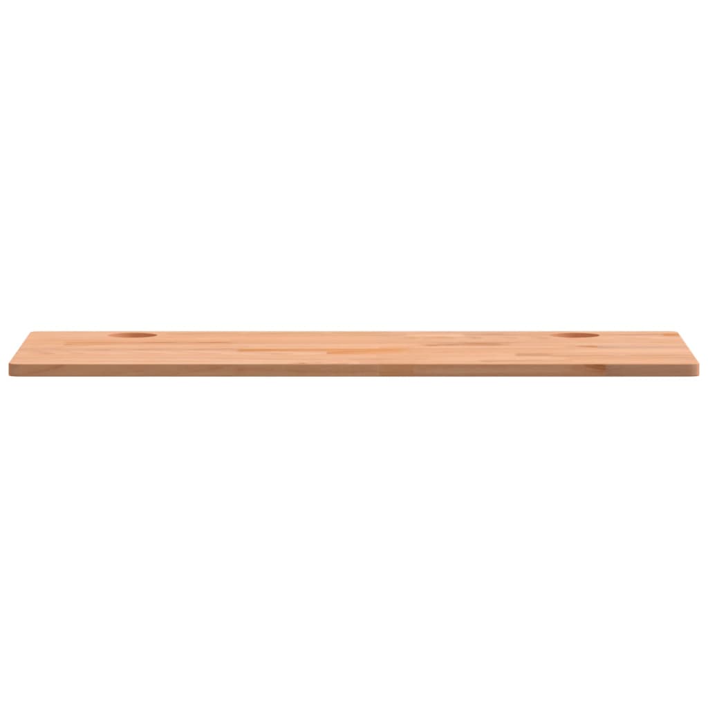 skrivebordsplade 100x50x1,5 cm massivt bøgetræ