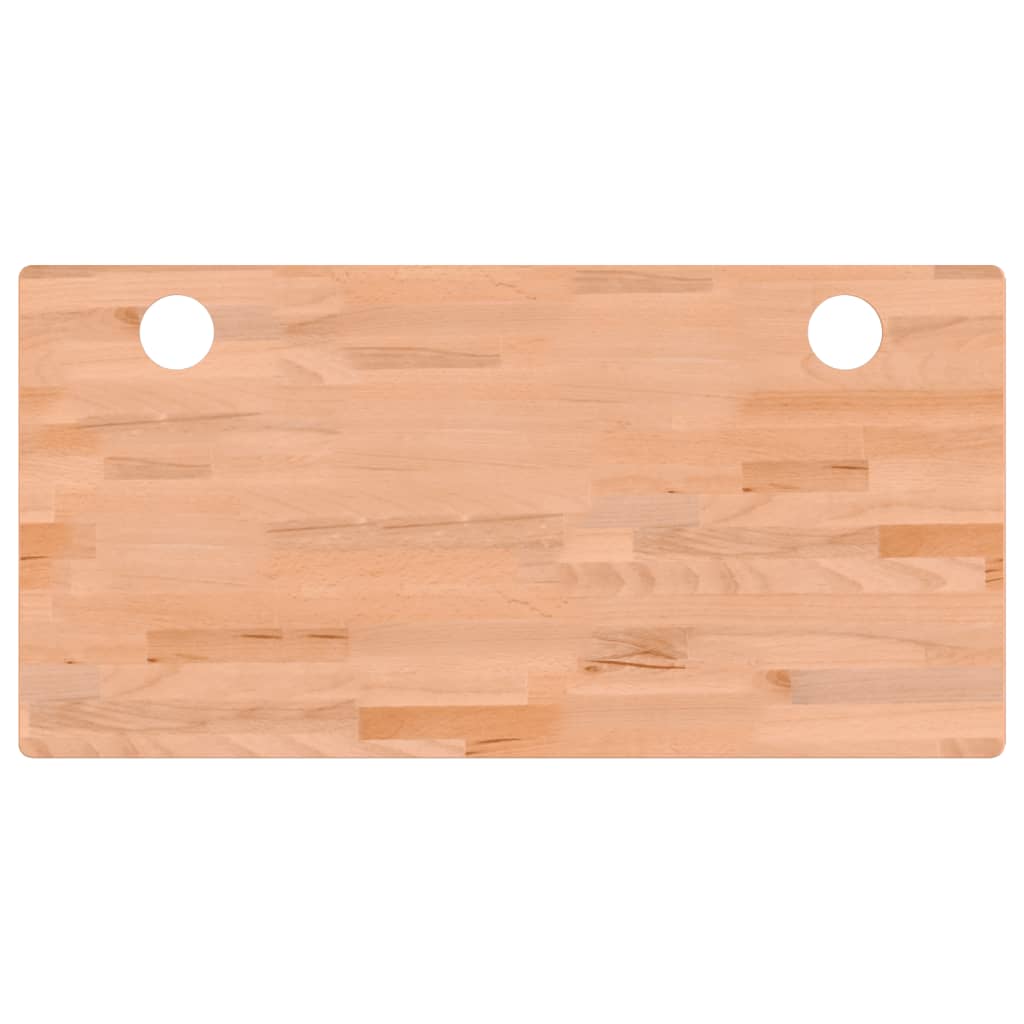 skrivebordsplade 110x55x1,5 cm massivt bøgetræ