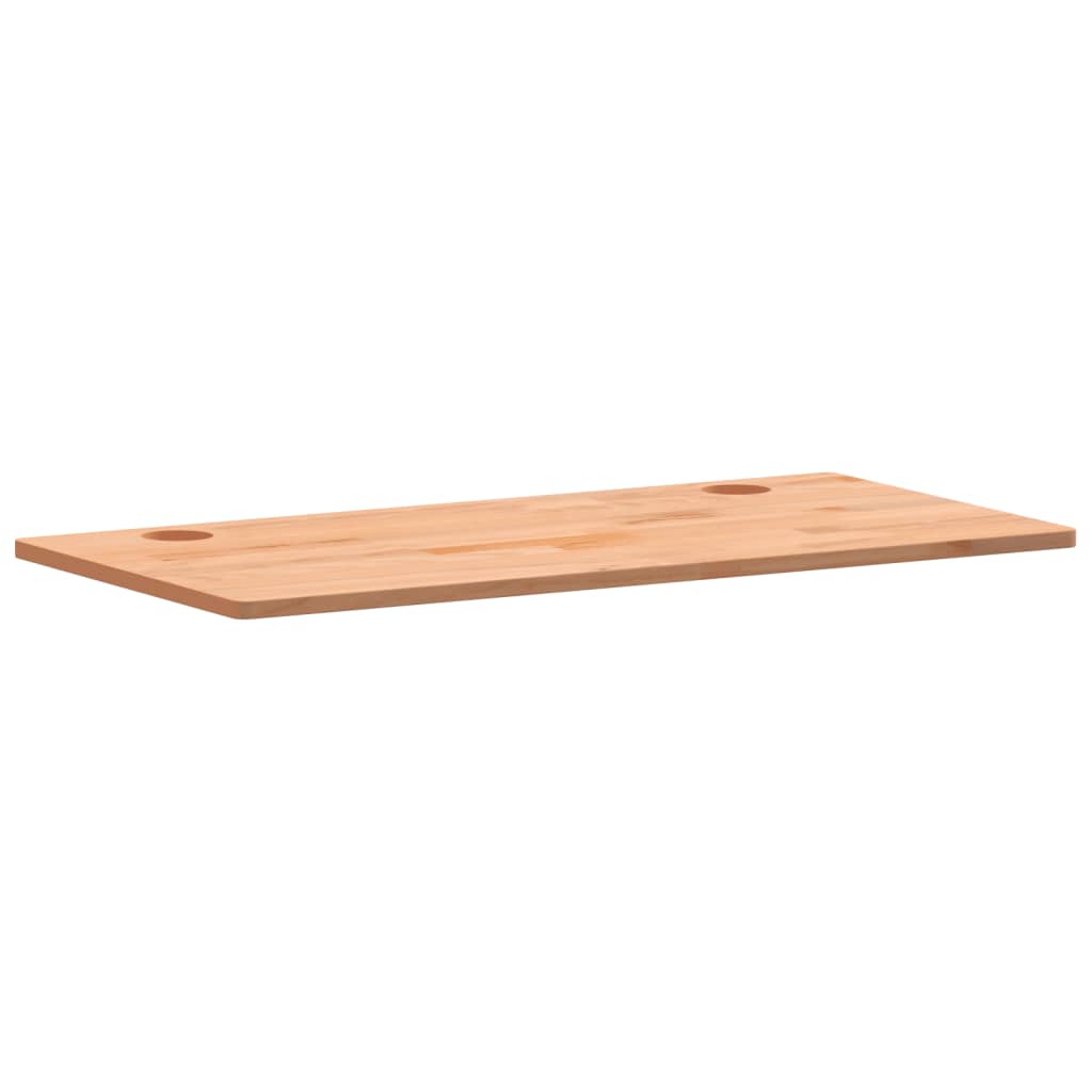 skrivebordsplade 110x55x1,5 cm massivt bøgetræ
