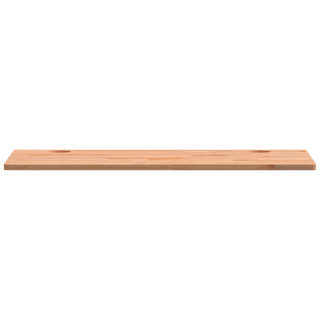 skrivebordsplade 110x55x1,5 cm massivt bøgetræ