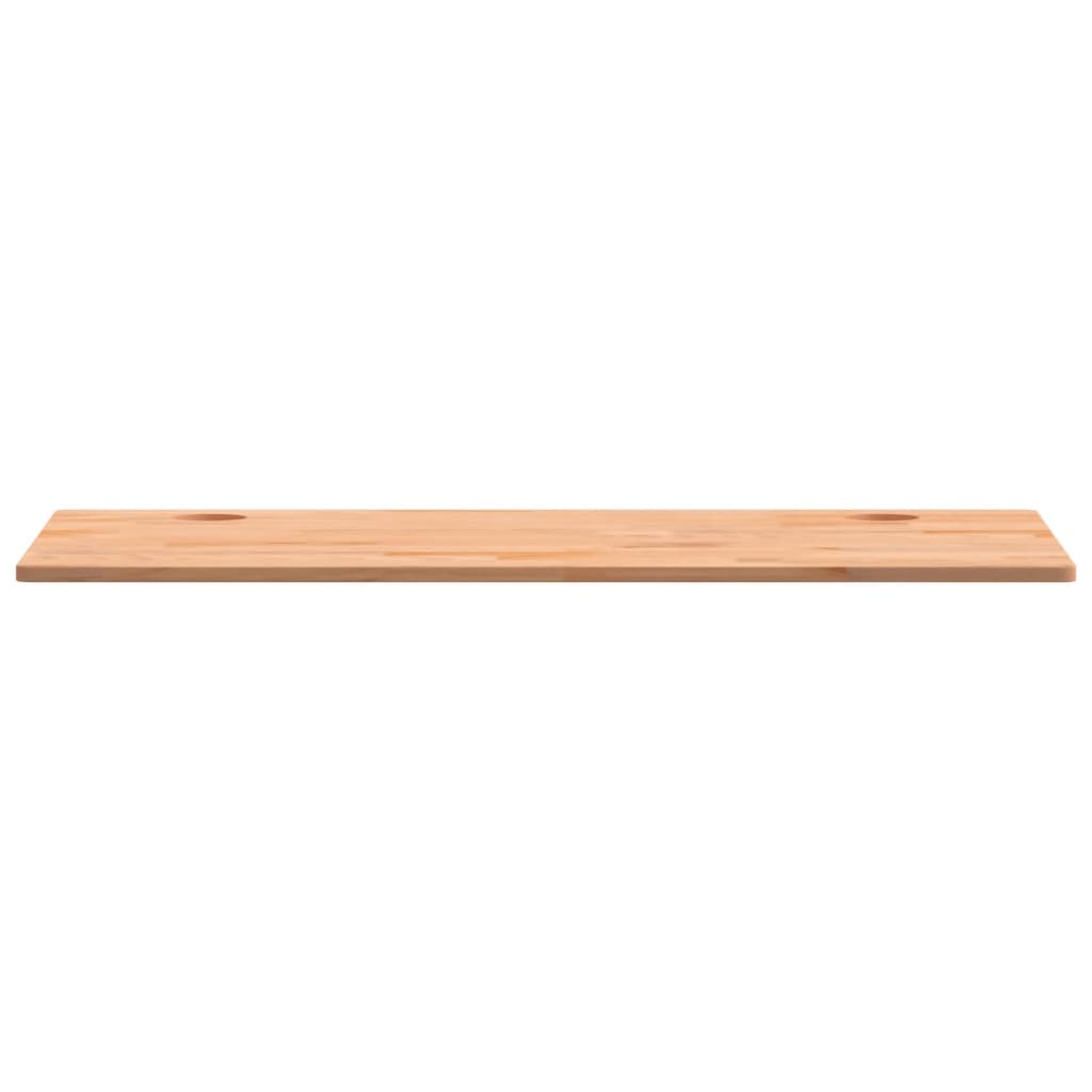 skrivebordsplade 110x60x1,5 cm massivt bøgetræ