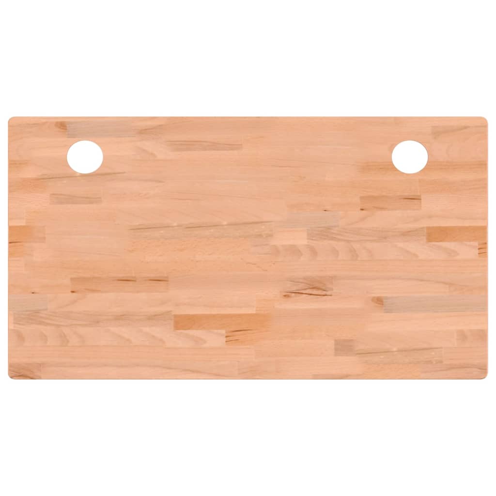 skrivebordsplade 110x60x1,5 cm massivt bøgetræ