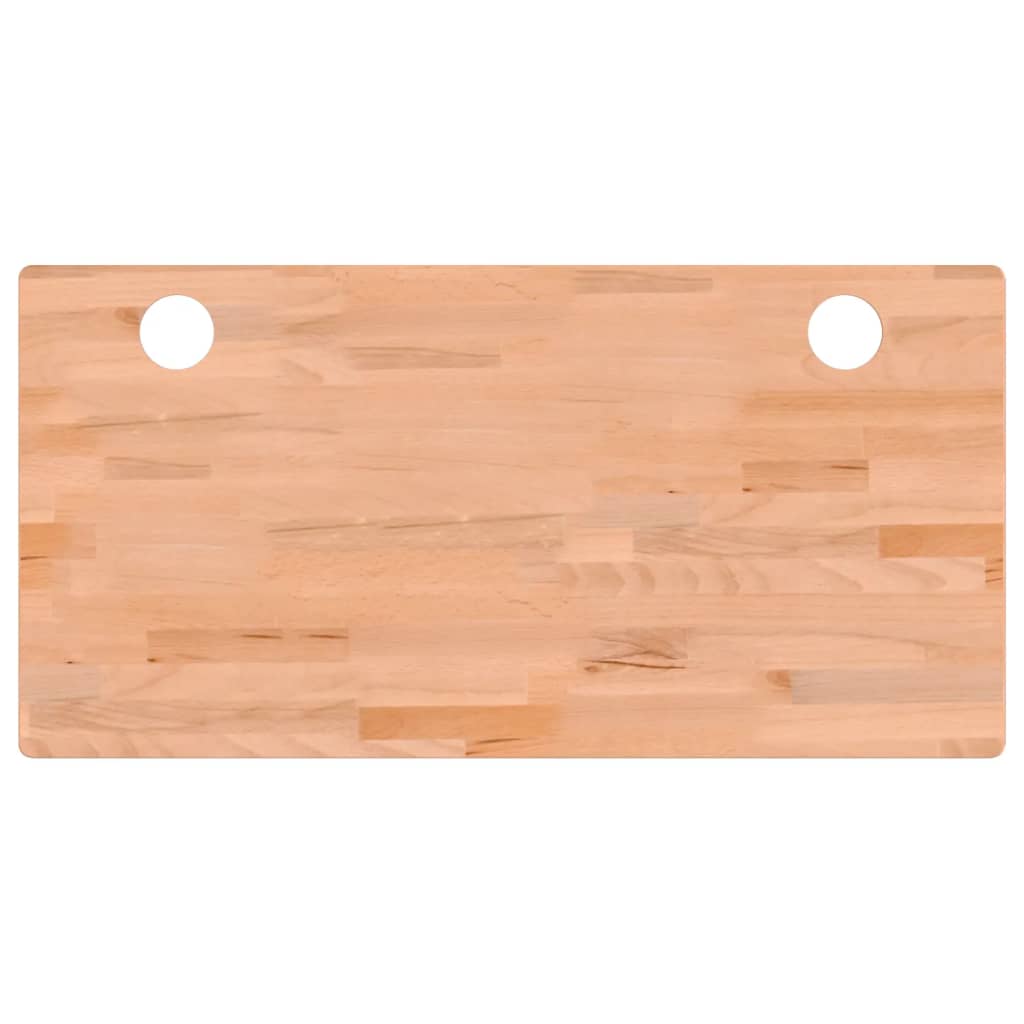 skrivebordsplade 110x55x2,5 cm massivt bøgetræ