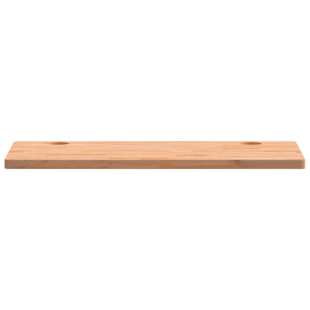 skrivebordsplade 110x55x2,5 cm massivt bøgetræ