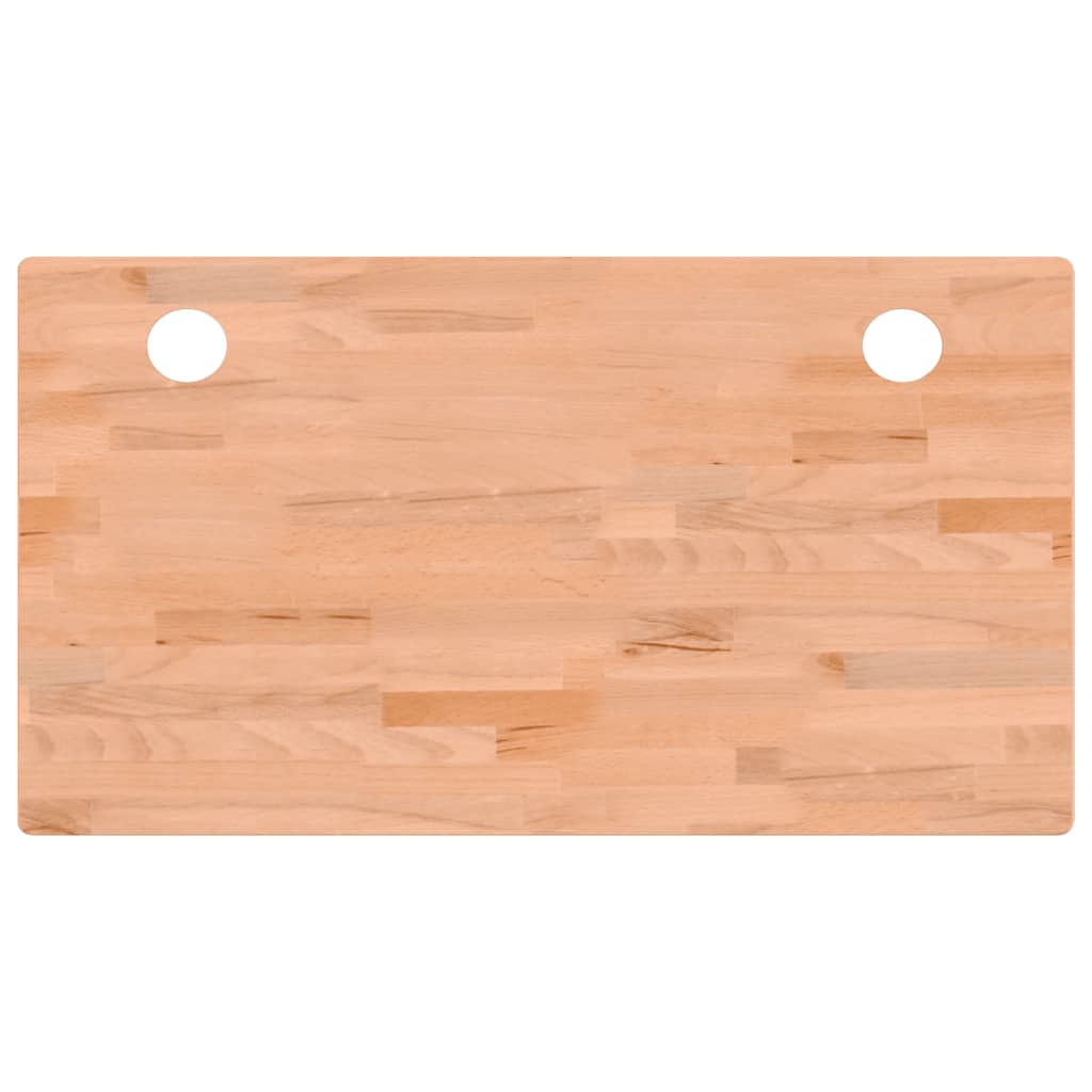 skrivebordsplade 110x60x2,5 cm massivt bøgetræ