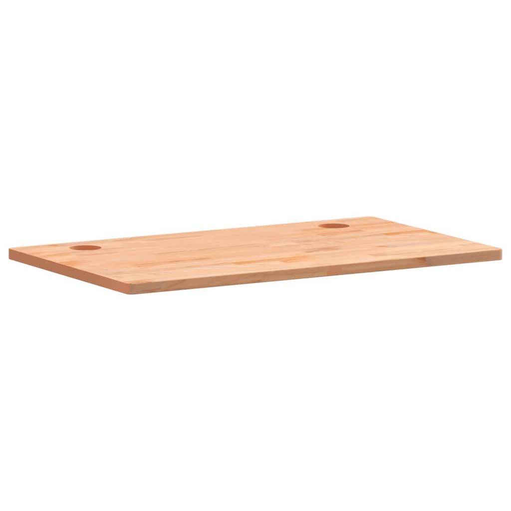 skrivebordsplade 110x60x2,5 cm massivt bøgetræ