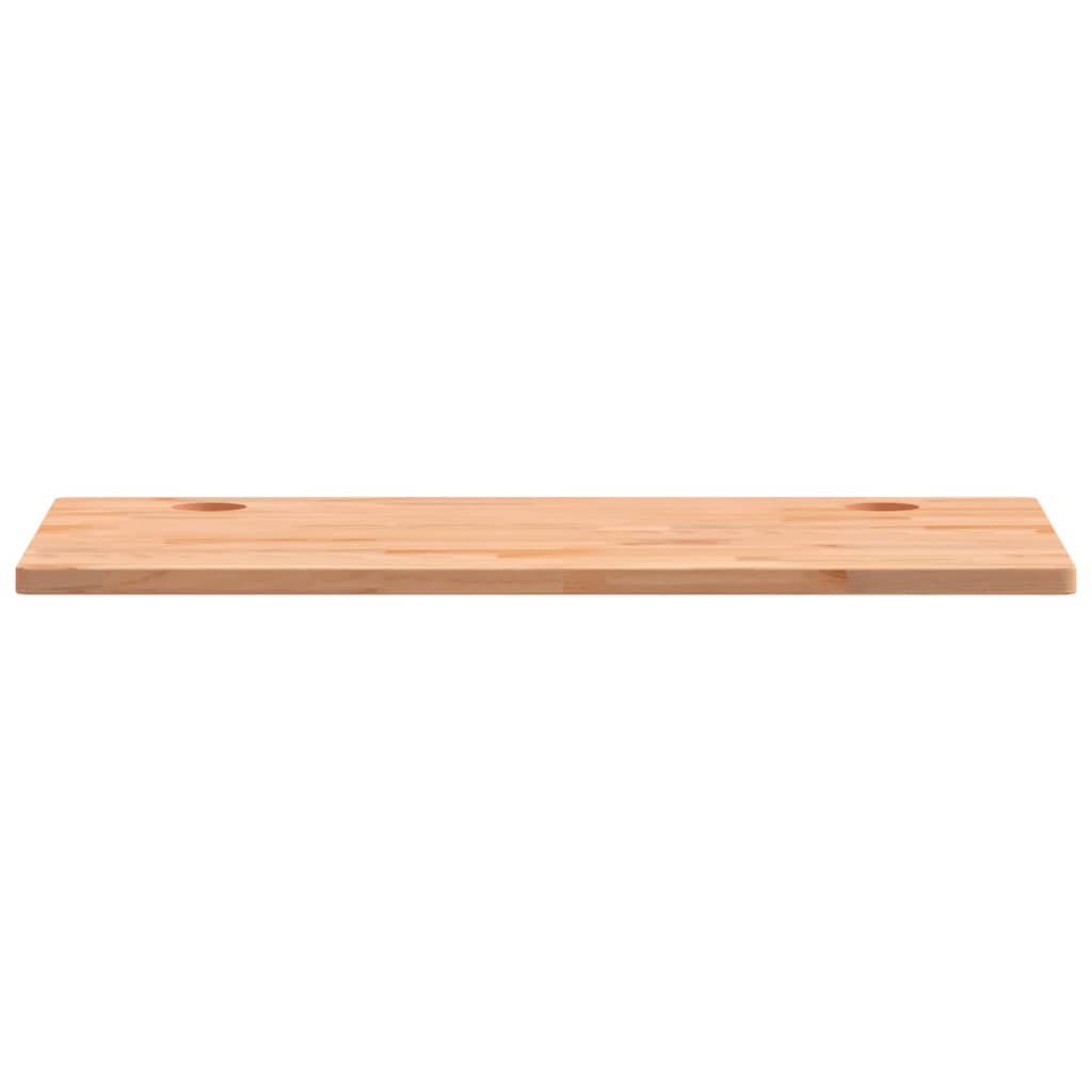 skrivebordsplade 110x60x2,5 cm massivt bøgetræ