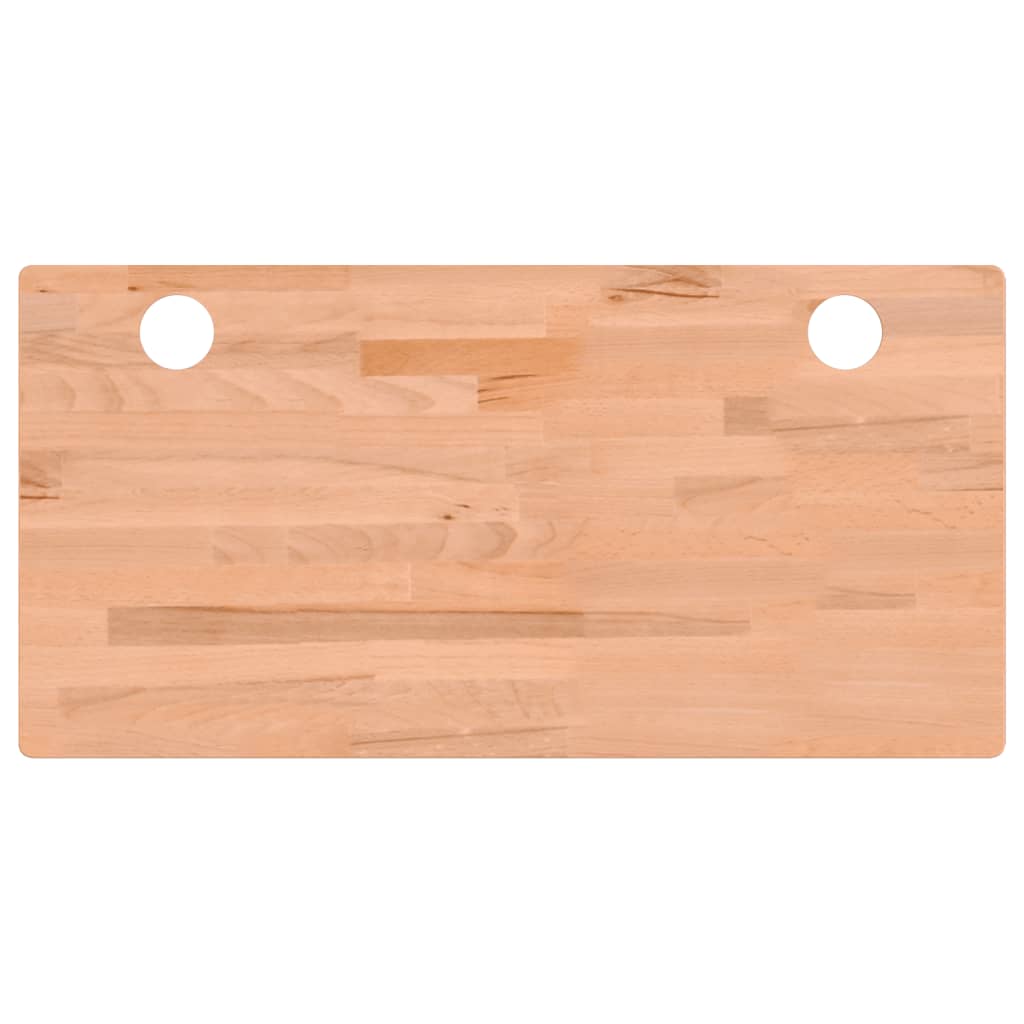 skrivebordsplade 100x50x4 cm massivt bøgetræ