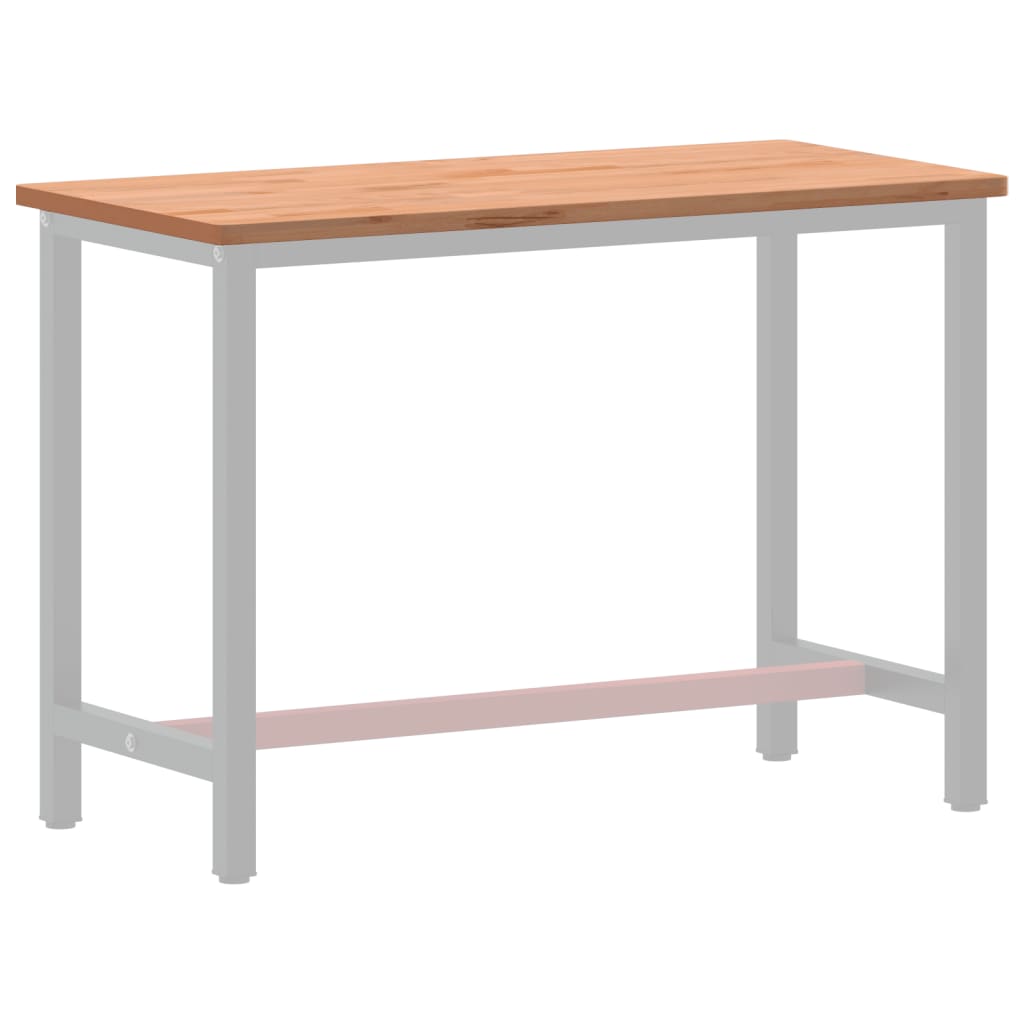 skrivebordsplade 115x55x2,5 cm massivt bøgetræ
