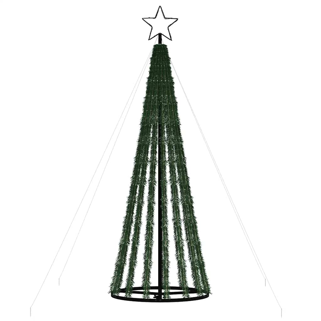 LED-juletræ 275 LED'er 180 cm blåt lys
