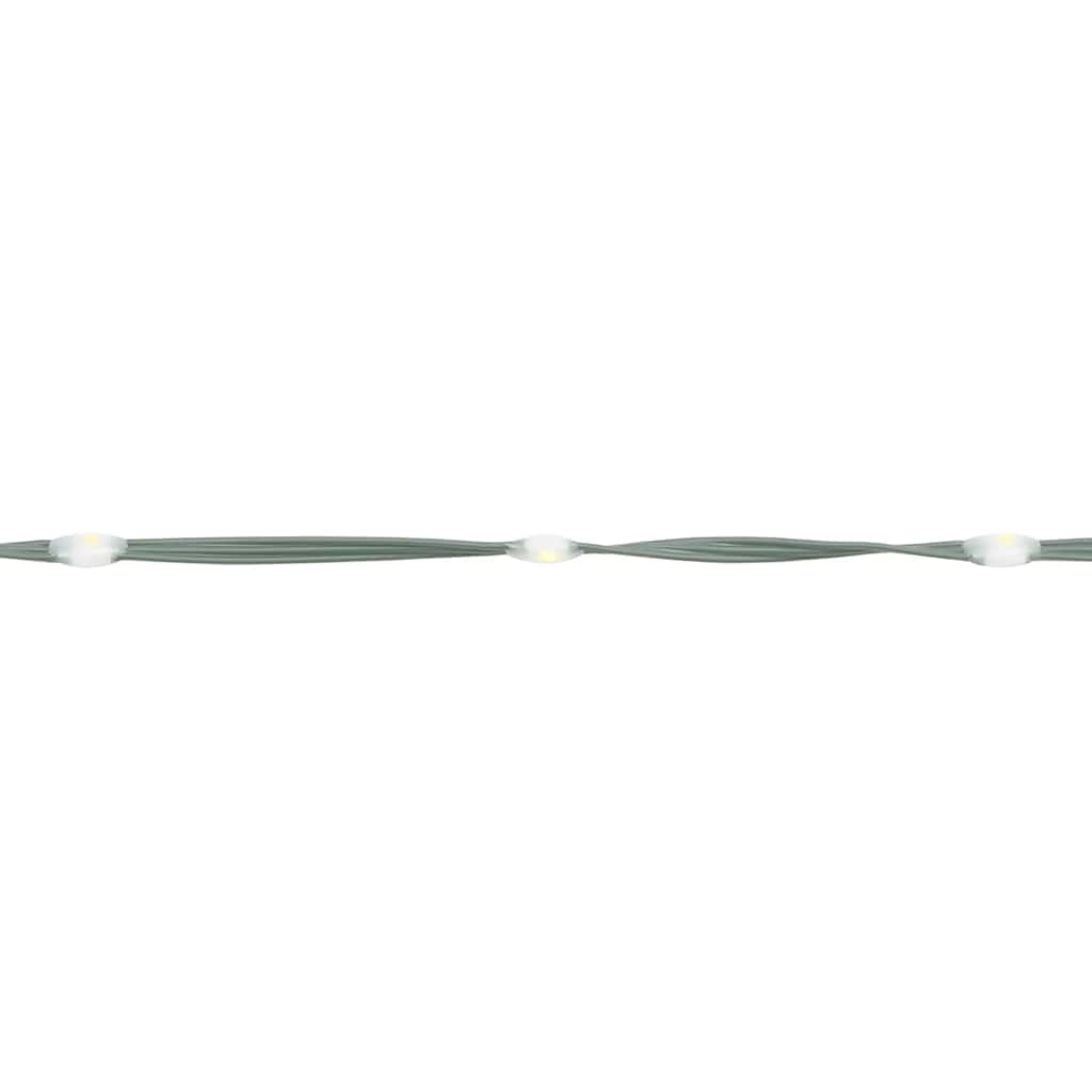 LED-juletræ til flagstang 200 LED'er 180 cm varmt hvidt lys