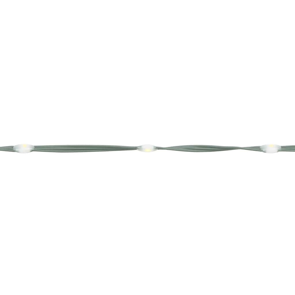 LED-juletræ til flagstang 200 LED'er 180 cm flerfarvet lys