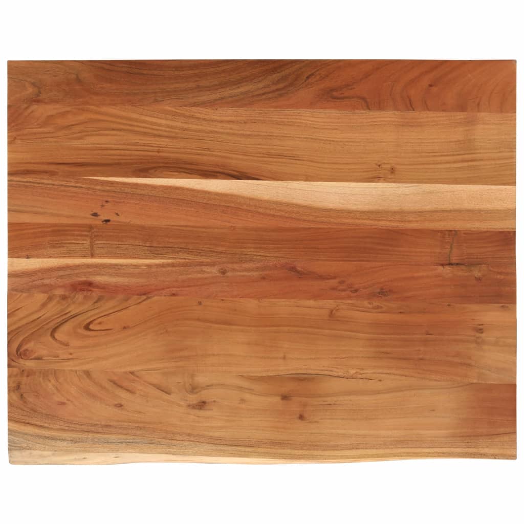 skrivebordsplade 100x80x2,5 cm rektangulær massivt akacietræ