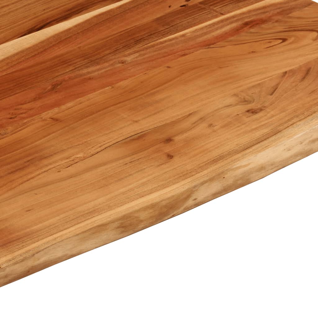 skrivebordsplade 100x80x2,5 cm rektangulær massivt akacietræ