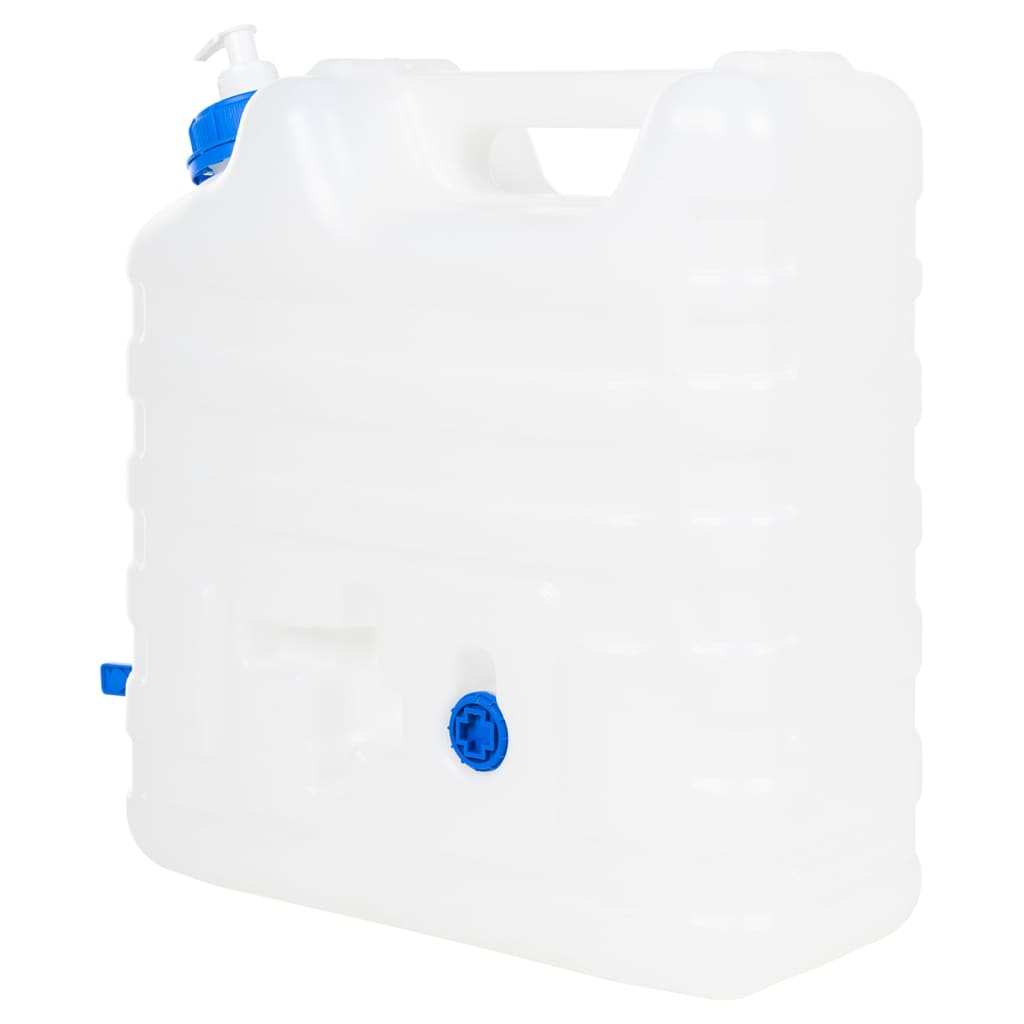 vanddunk med tappehane og sæbedispenser 15 l plast