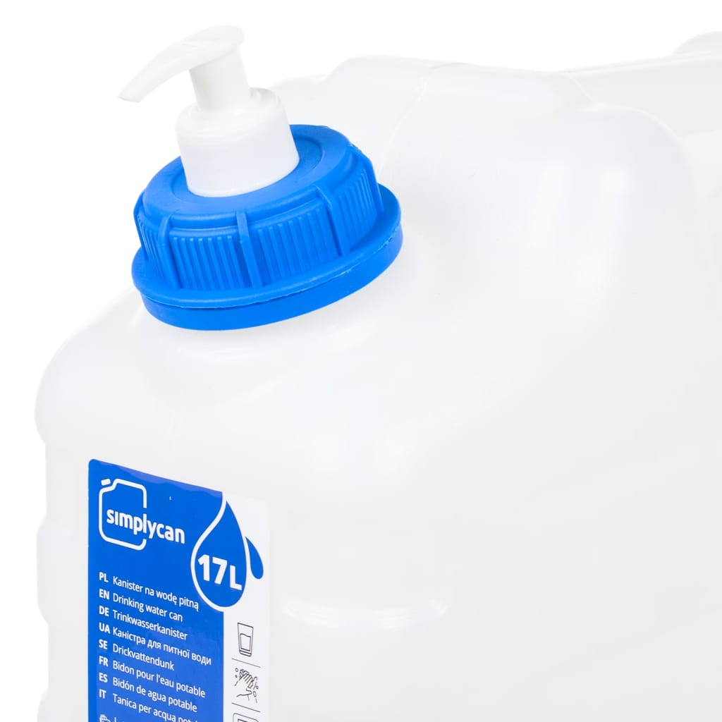 vanddunk med tappehane og sæbedispenser 15 l plast