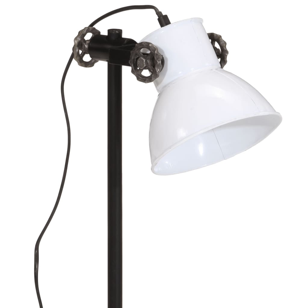 skrivebordslampe 25 W 15x15x55 cm E27 hvid