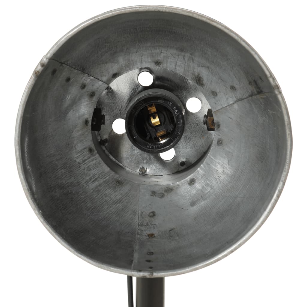 skrivebordslampe 17x17x60 cm 25 W E27 vintagesølv