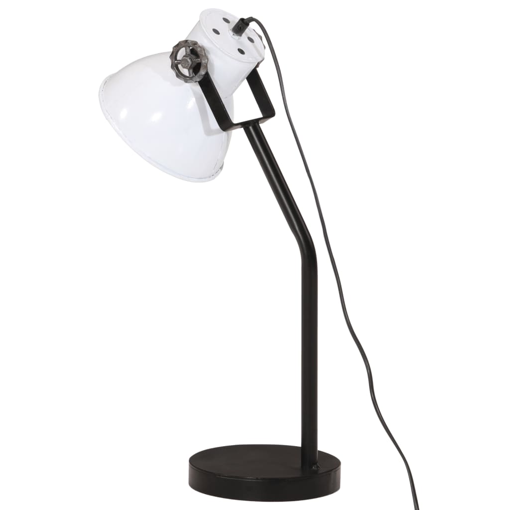 skrivebordslampe 25 W 17x17x60 cm E27 hvid