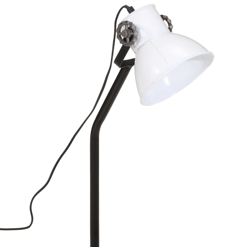 skrivebordslampe 25 W 17x17x60 cm E27 hvid