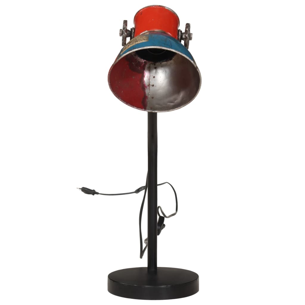 skrivebordslampe 25 W 17x17x60 cm E27 flerfarvet