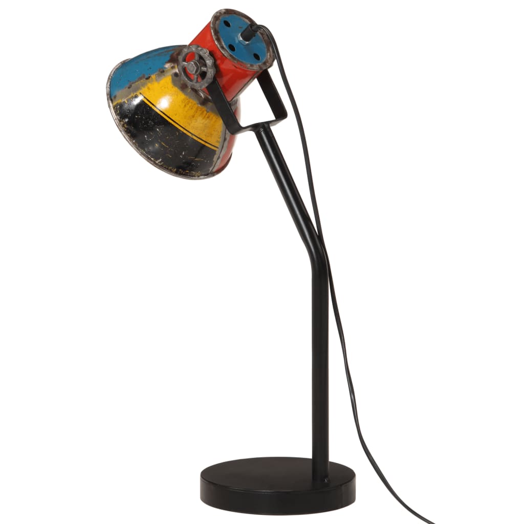 skrivebordslampe 25 W 17x17x60 cm E27 flerfarvet