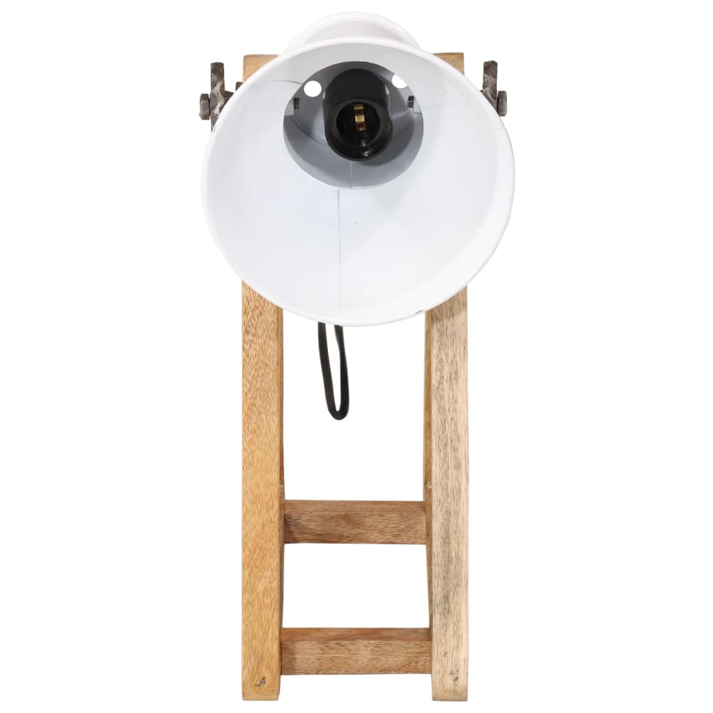 skrivebordslampe 25 W 30x17x40 cm E27 hvid