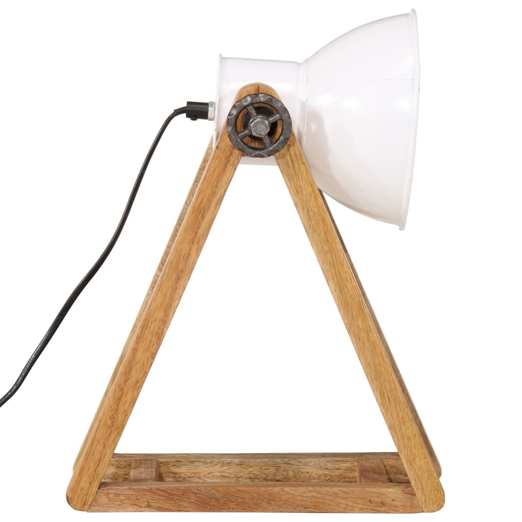 skrivebordslampe 25 W 30x17x40 cm E27 hvid