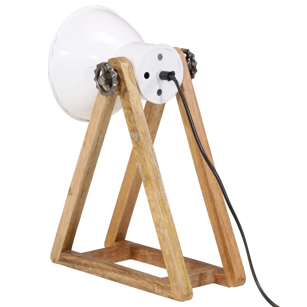skrivebordslampe 25 W 30x17x40 cm E27 hvid