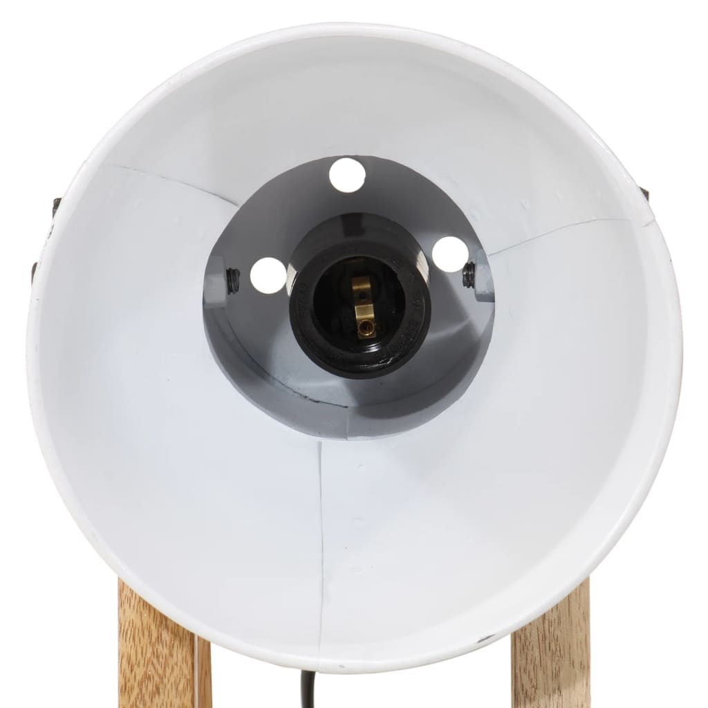 skrivebordslampe 25 W 30x17x40 cm E27 hvid