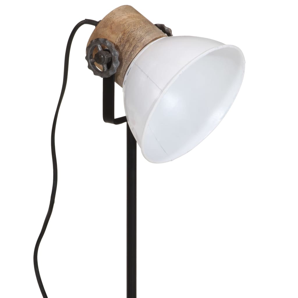 skrivebordslampe 25 W 17x17x50 cm E27 hvid