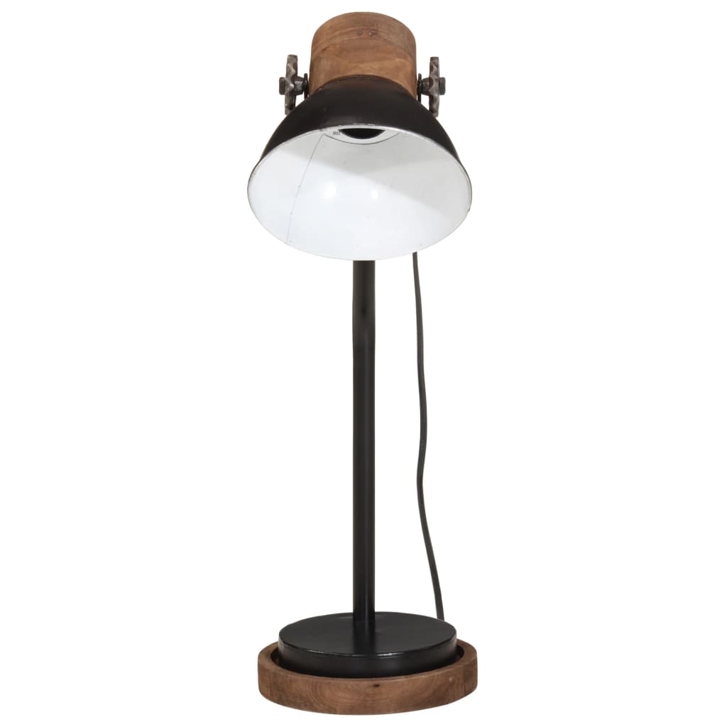 skrivebordslampe 25 W 18x18x60 cm E27 sort